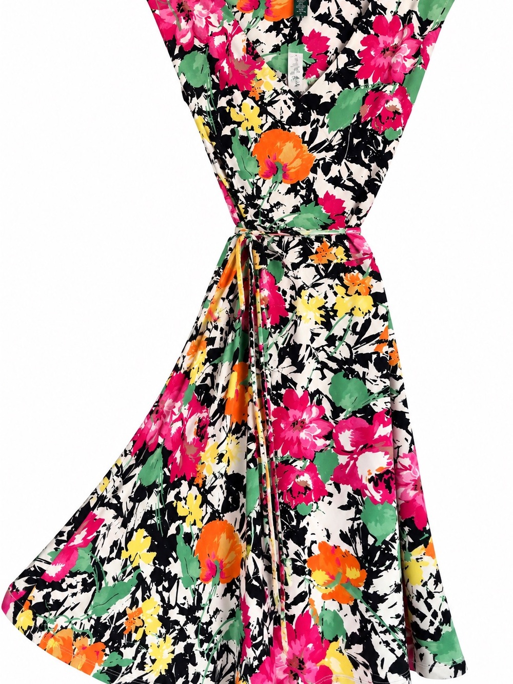 Ralph Lauren Multi-Color Floral Midi Dress